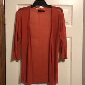 Lightweight open front sweater